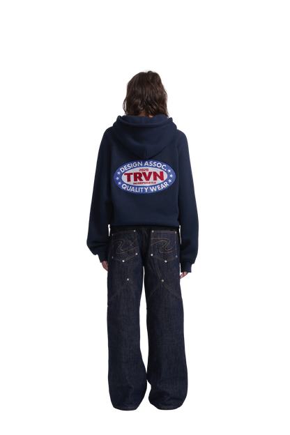 Pachinko Zip-Hoodie Navy