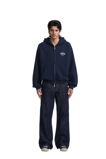 Pachinko Zip-Hoodie Navy