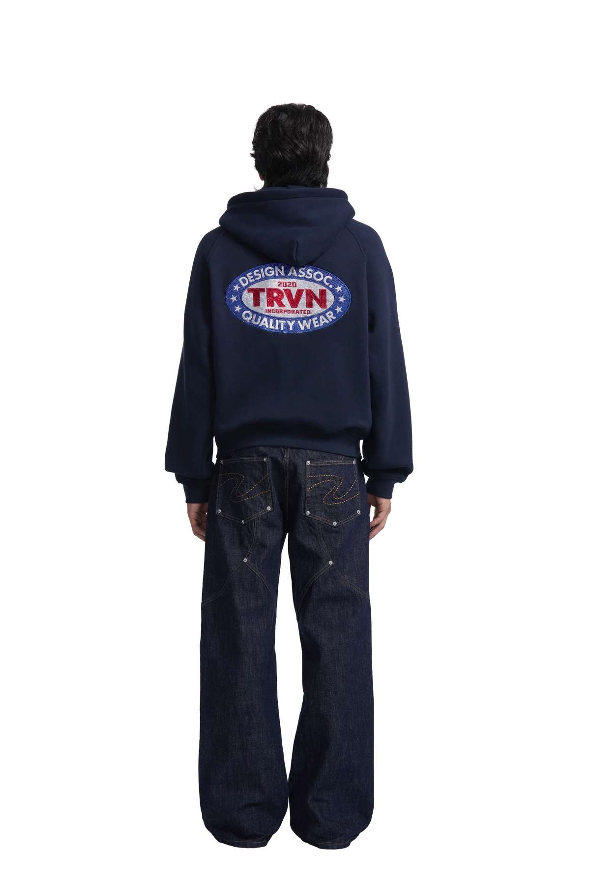 Pachinko Zip-Hoodie Navy