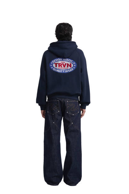 Pachinko Zip-Hoodie Navy
