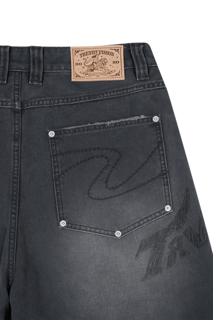 Scribbled Double Knee Pants