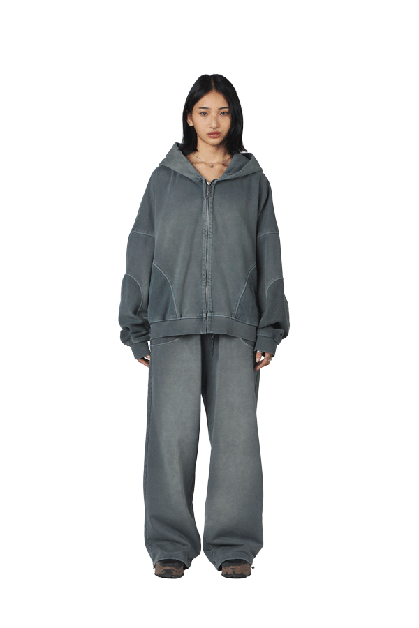 Anthracite Zip Hoodie
