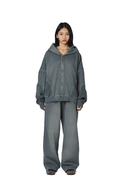 Anthracite Zip Hoodie