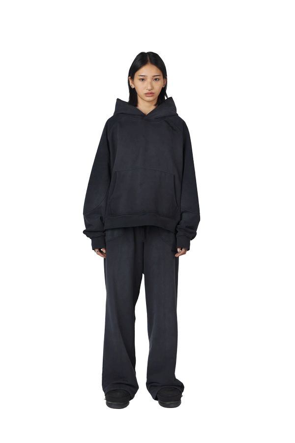 Ash Black Hoodie