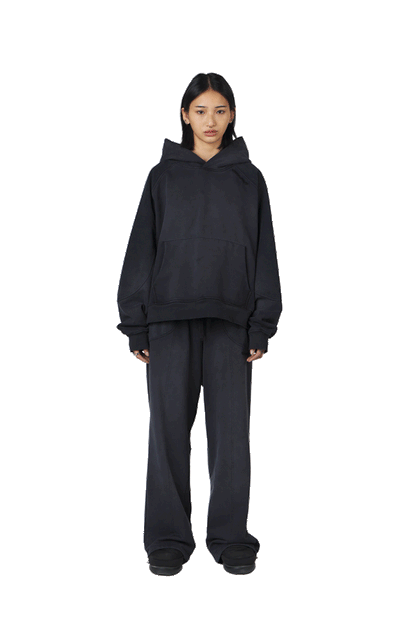 Ash Black Hoodie