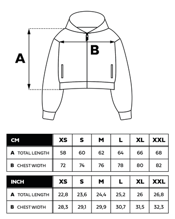 Ash Black Zip Hoodie