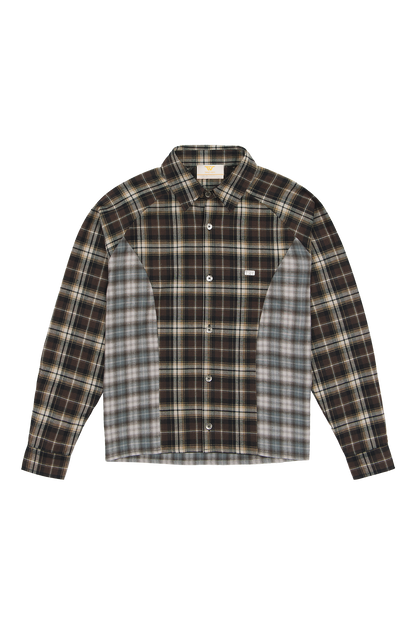 Split Flannel Multi Color