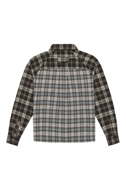 Split Flannel Multi Color