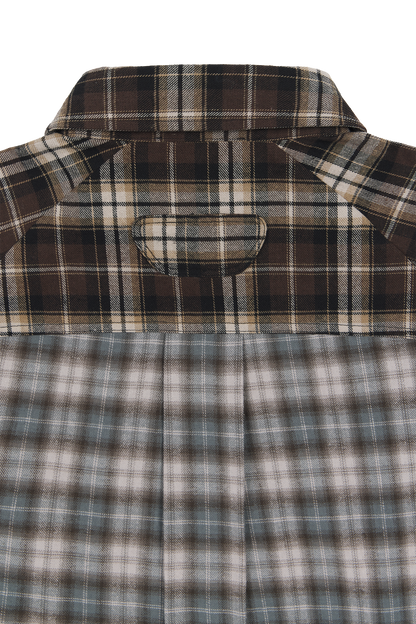 Split Flannel Multi Color