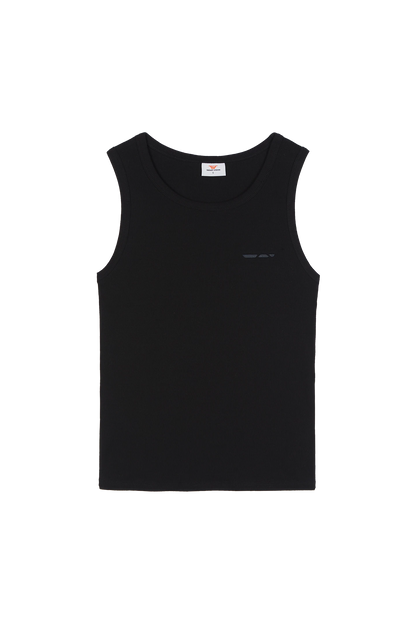 Ribbed Tank Top Black