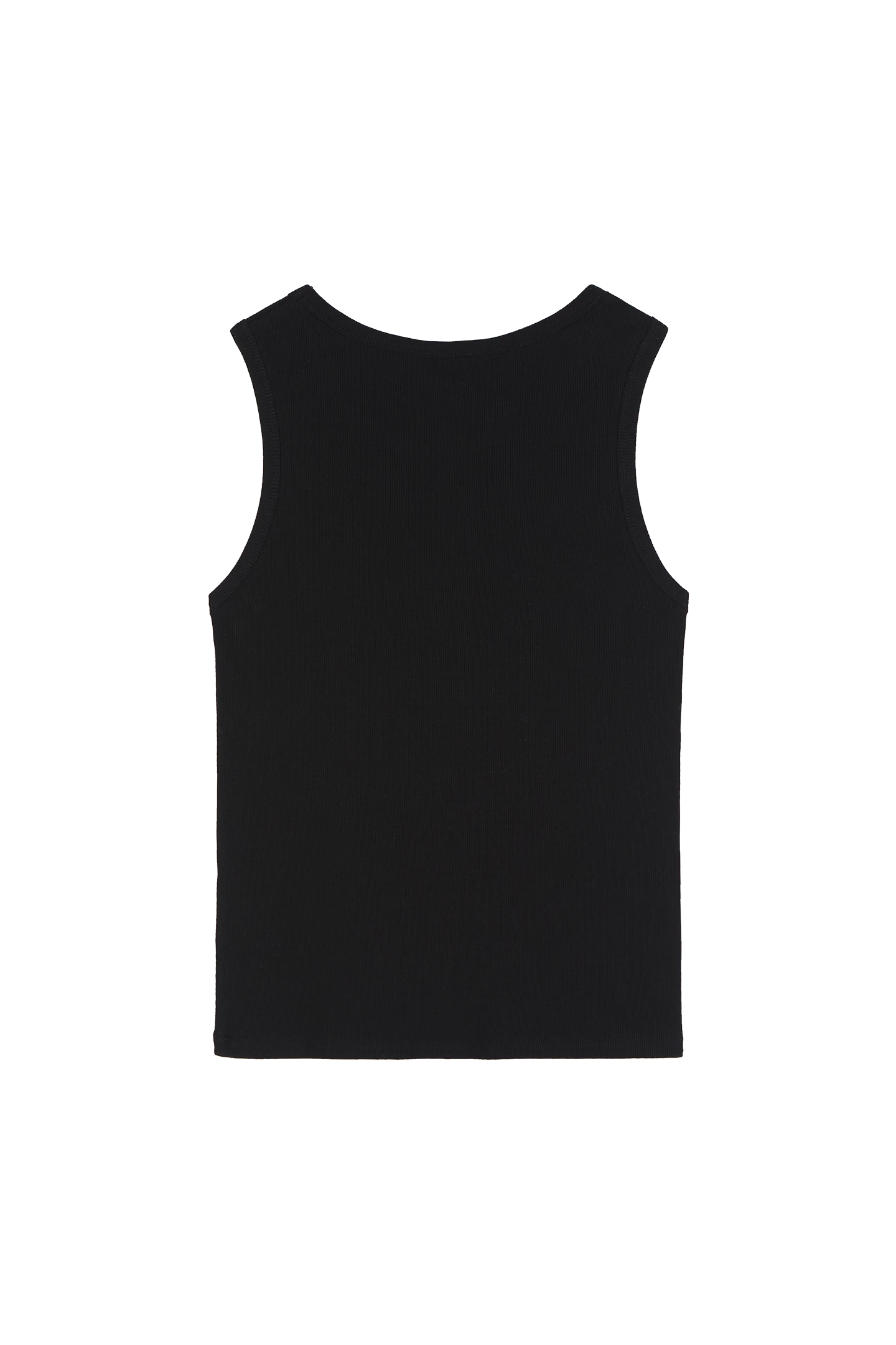 Ribbed Tank Top Black – Trendt Vision
