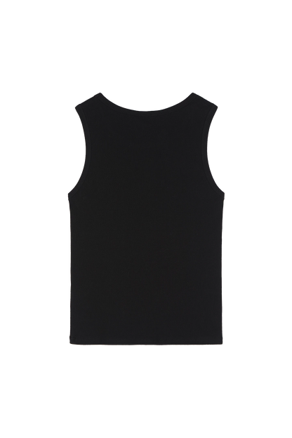 Ribbed Tank Top Black