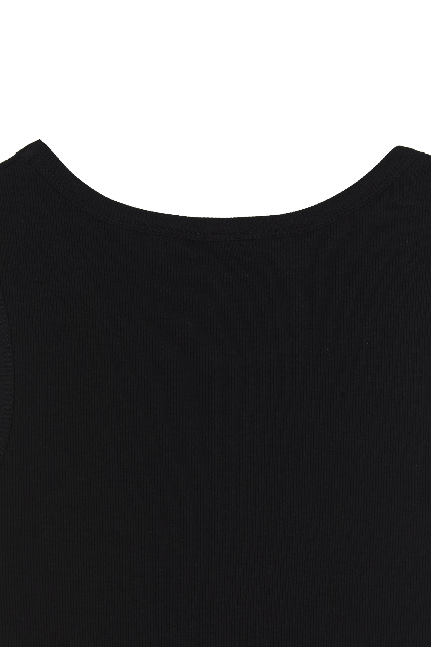 Ribbed Tank Top Black – Trendt Vision