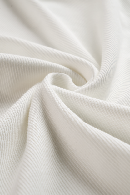 Ribbed Tank Top White