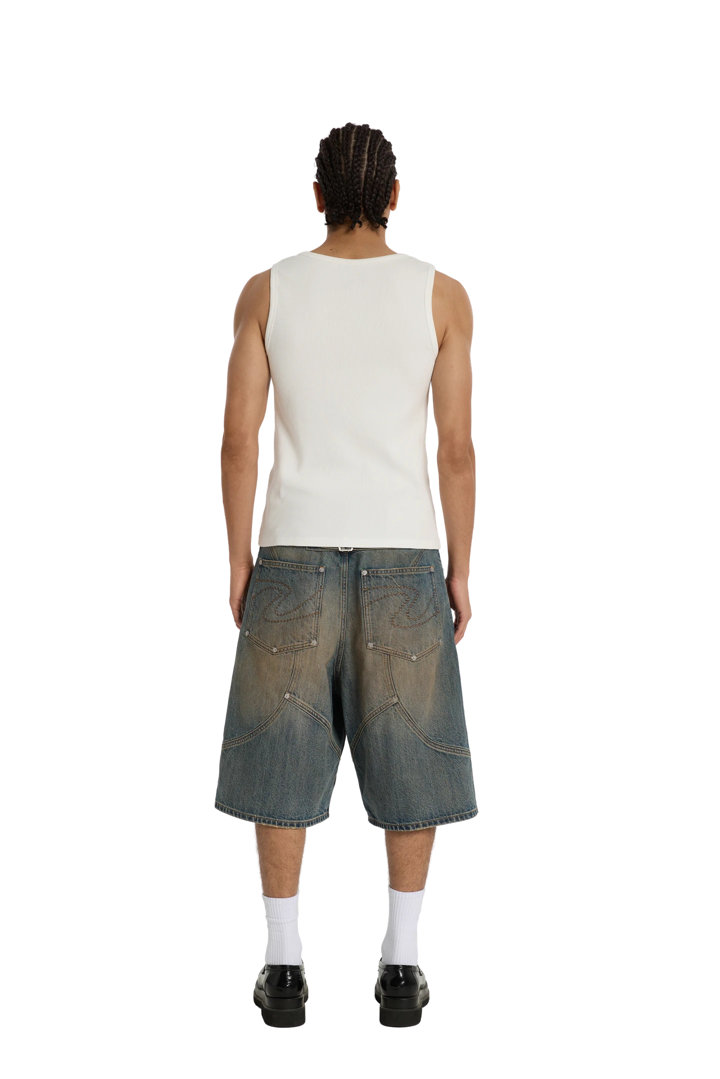 Ribbed Tank Top White