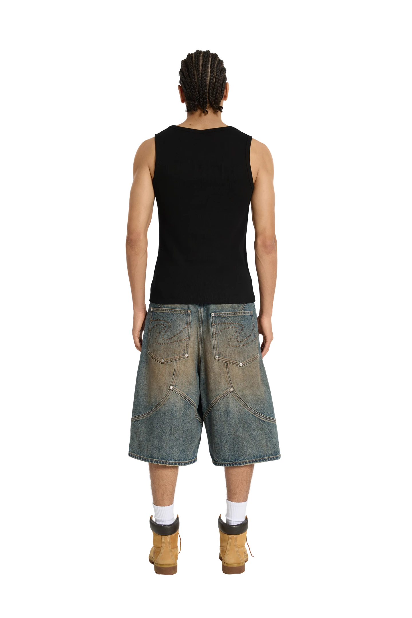 Ribbed Tank Top Black