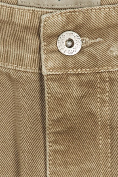Twill Pants Beige