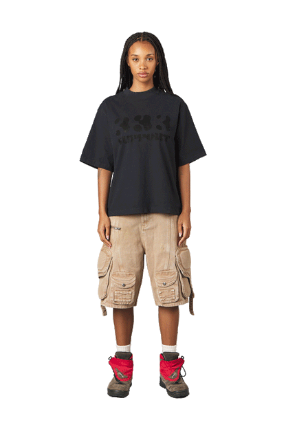 Black Support Tee