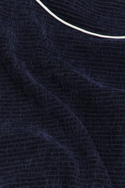 Velour Track Jacket Blue