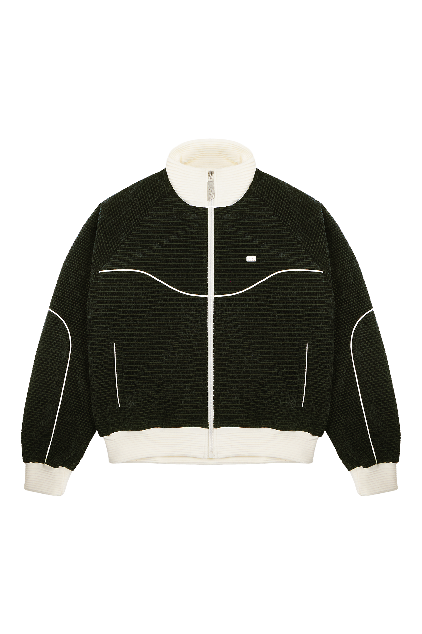 Velour Track Jacket Green