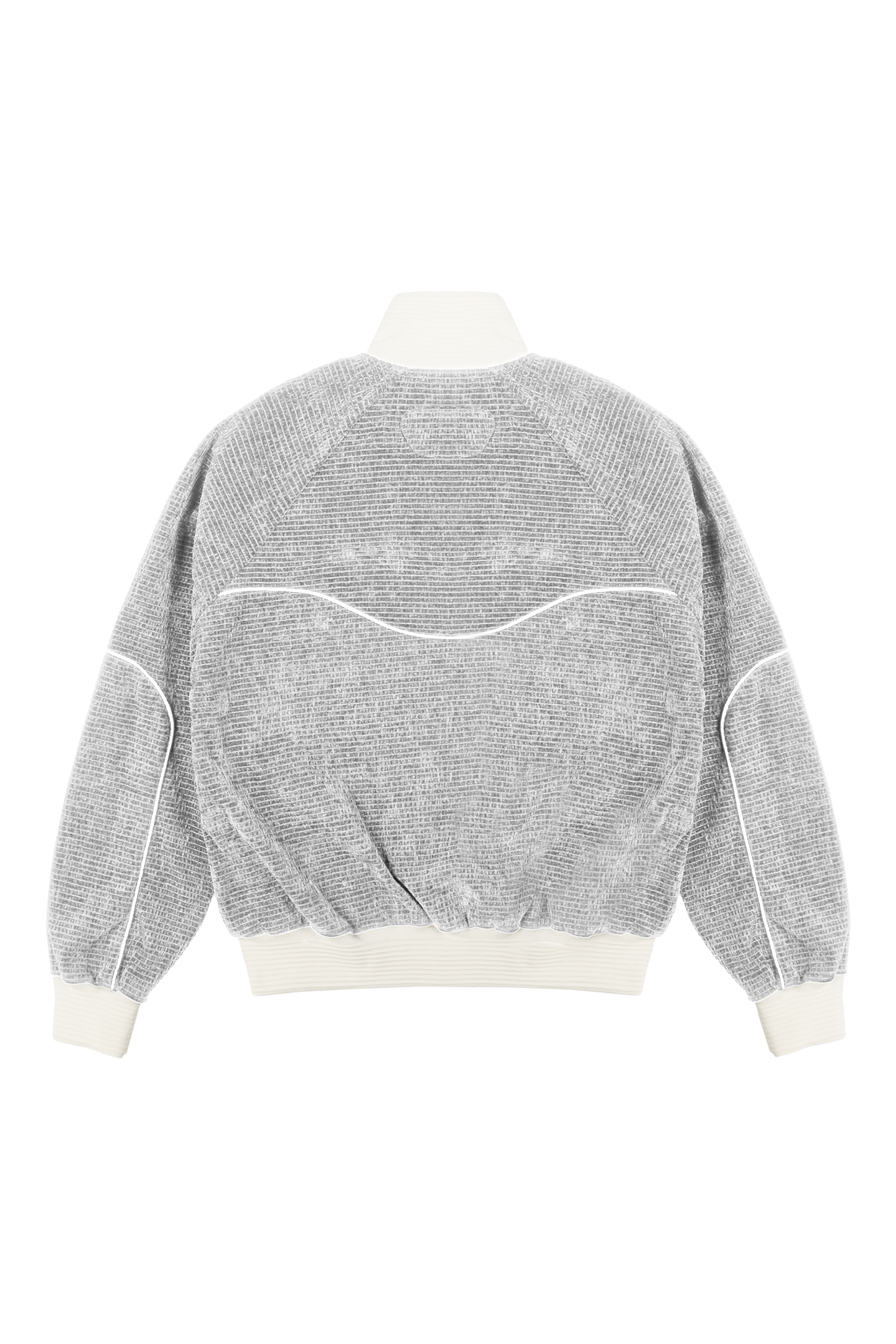 Velour Track Jacket Grey