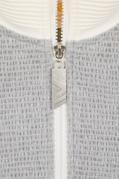 Velour Track Jacket Grey