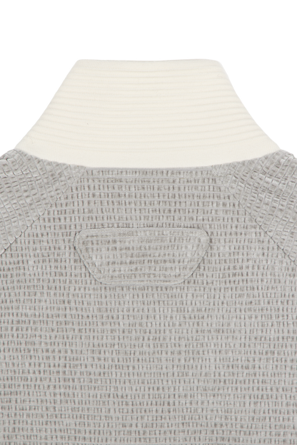 Velour Track Jacket Grey
