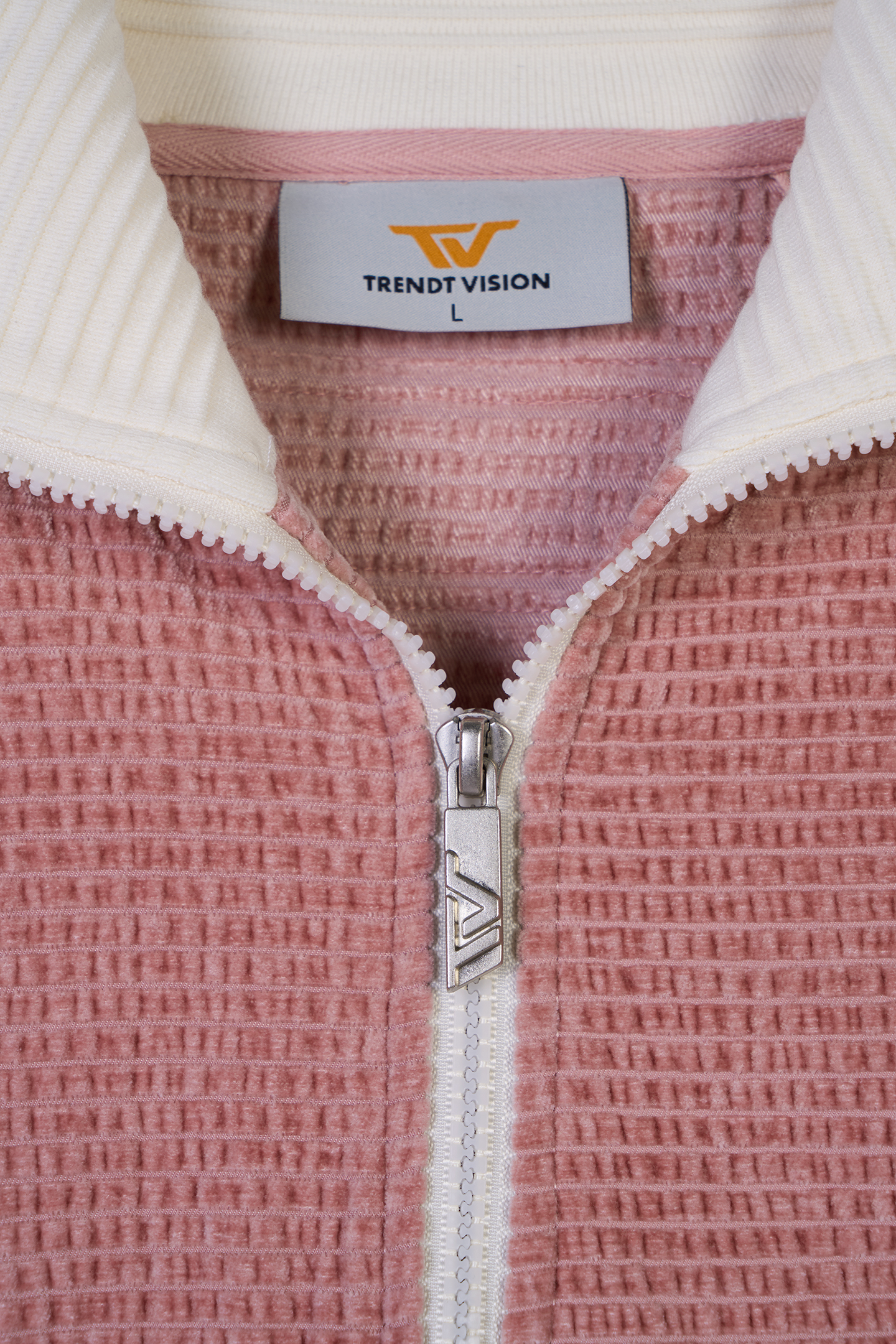 Velour Track Jacket Pink