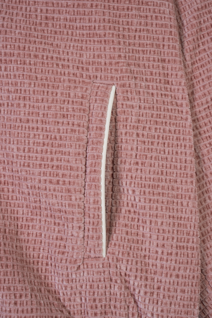 Velour Track Jacket Pink