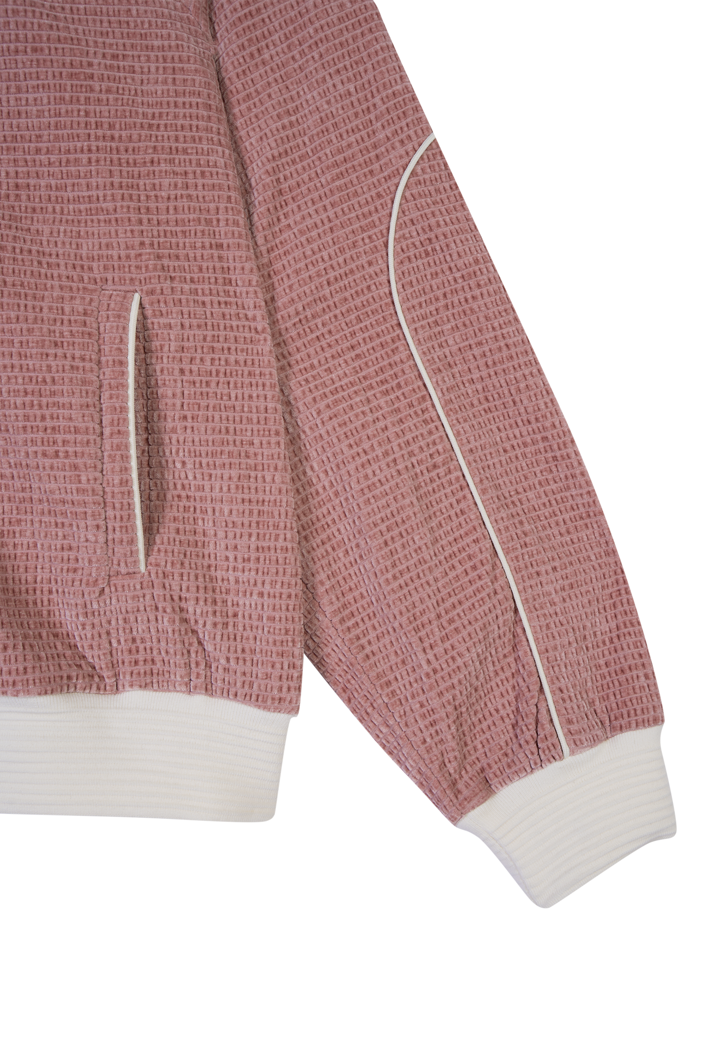 Velour Track Jacket Pink