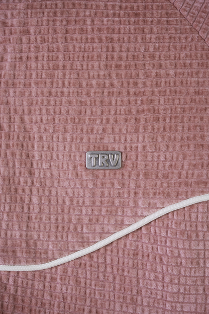 Velour Track Jacket Pink