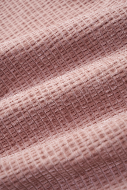 Velour Track Jacket Pink