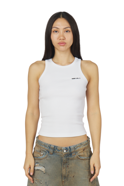 WMNS White Tank Top – Trendt Vision