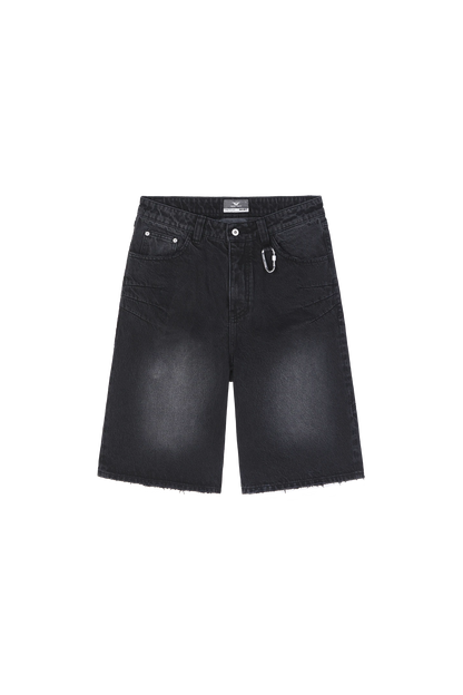 Washed Jorts Black