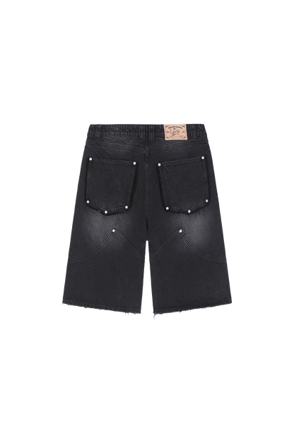 Washed Jorts Black