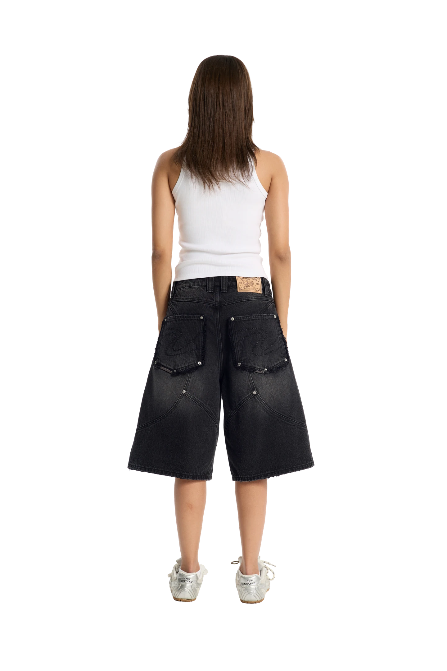 Washed Jorts Black