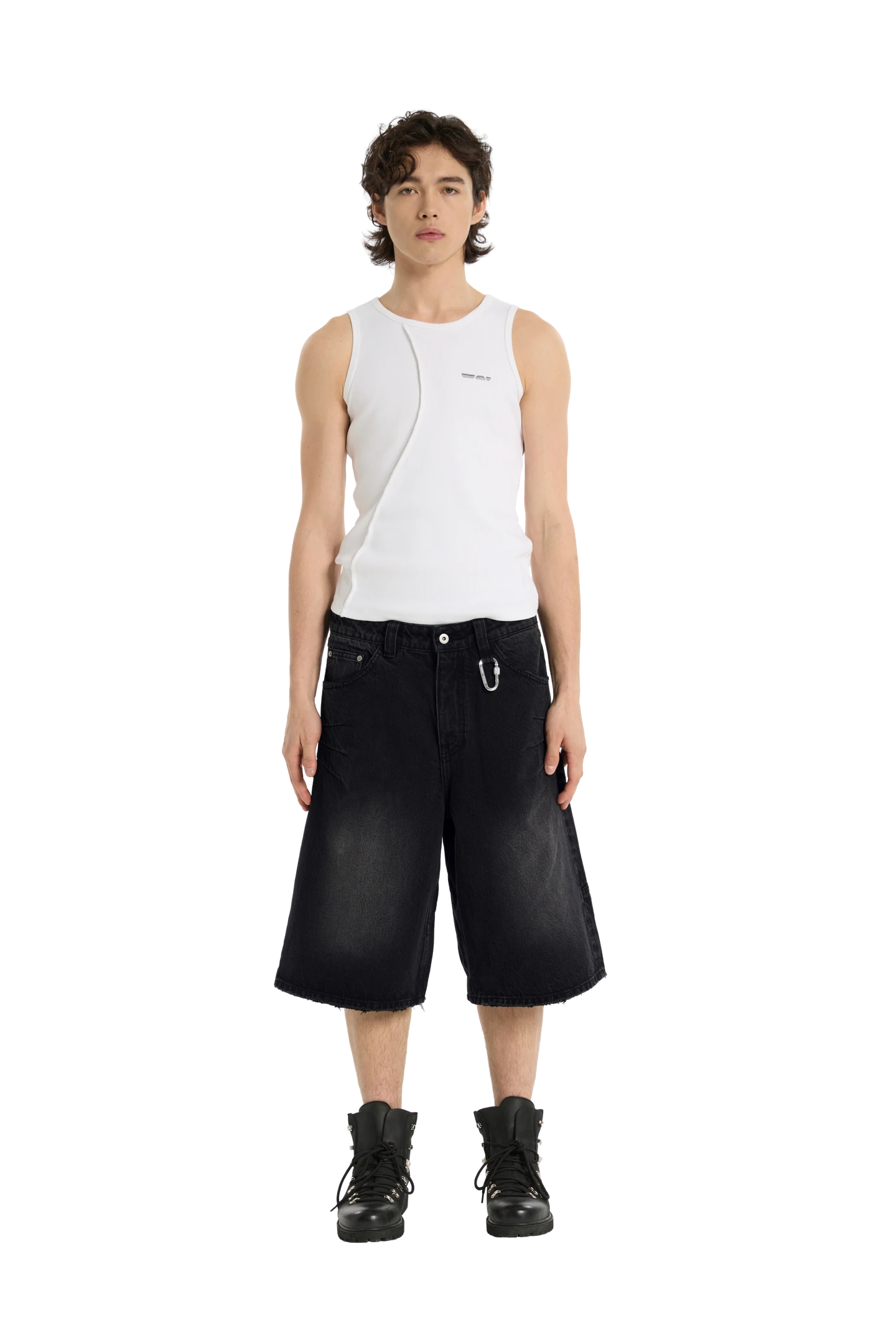 Washed Jorts Black