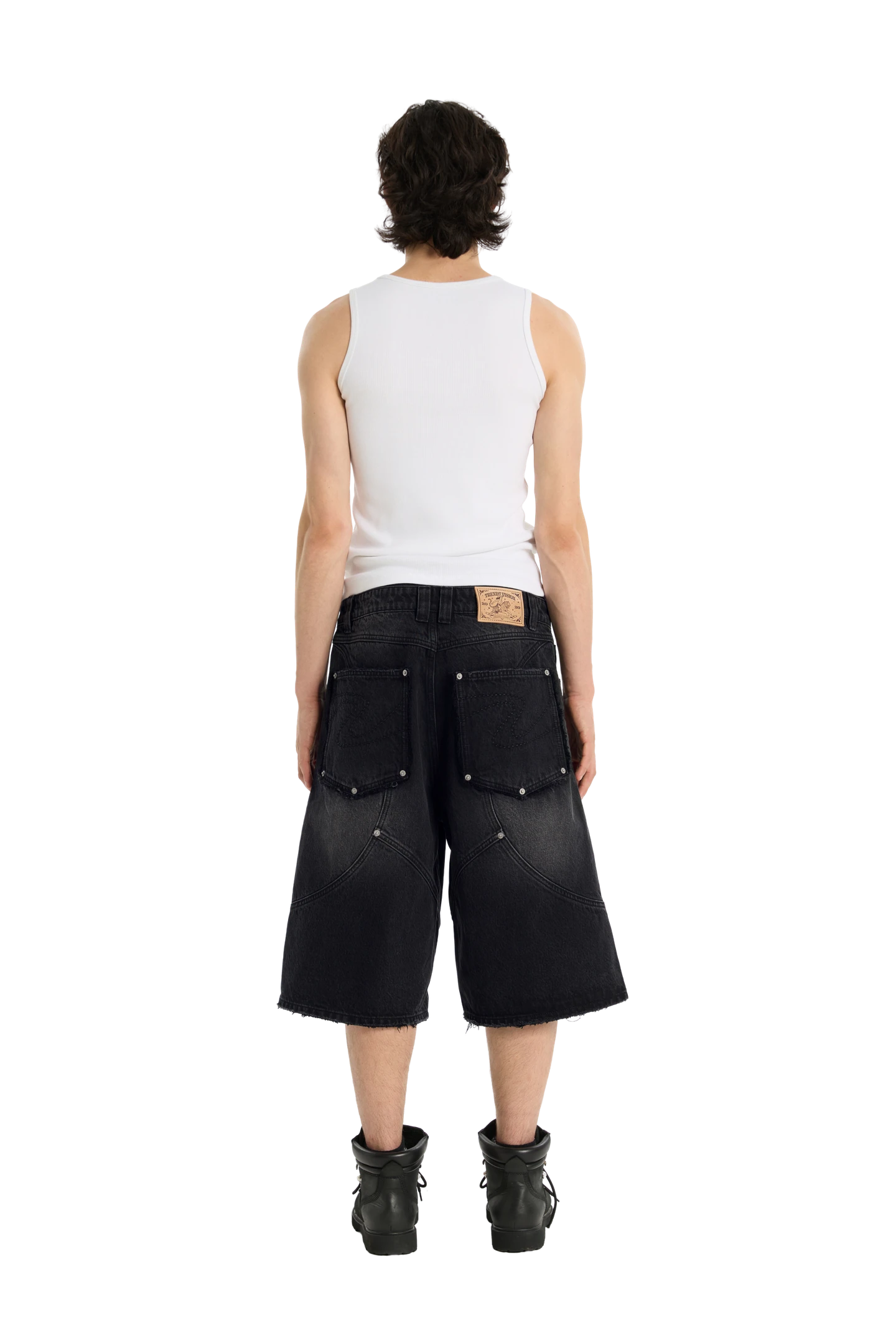 Washed Jorts Black