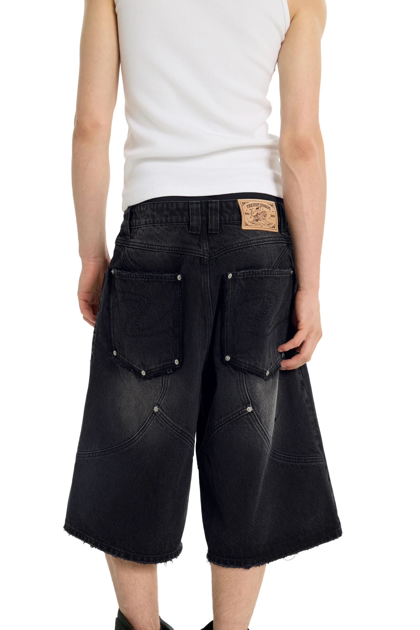 Washed Jorts Black