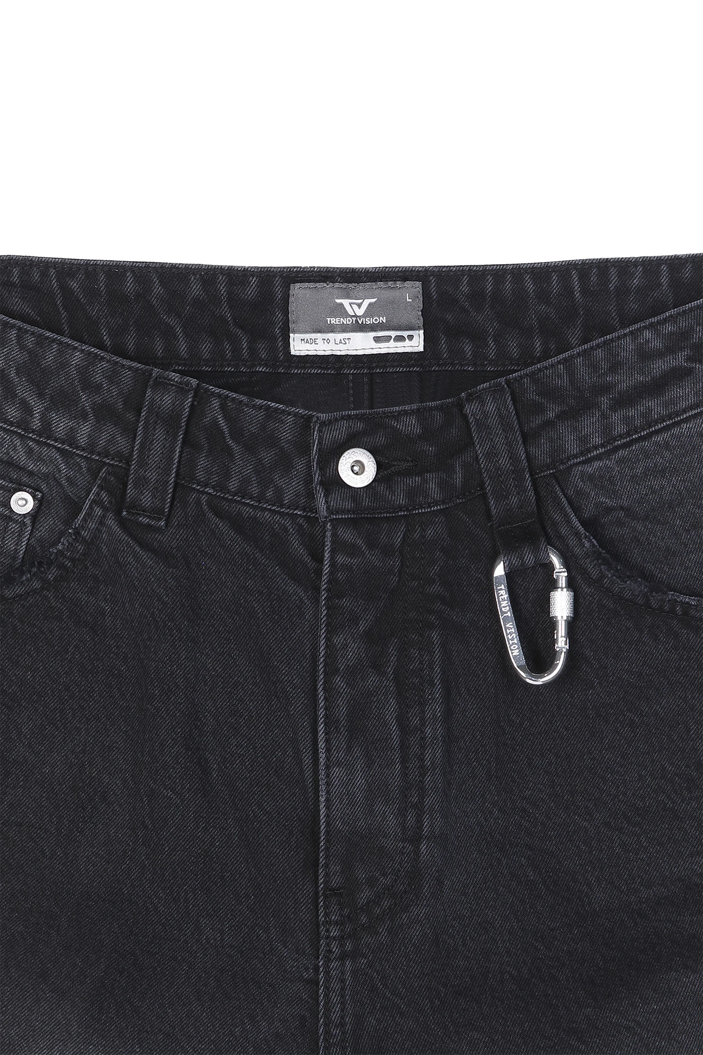 Washed Jorts Black