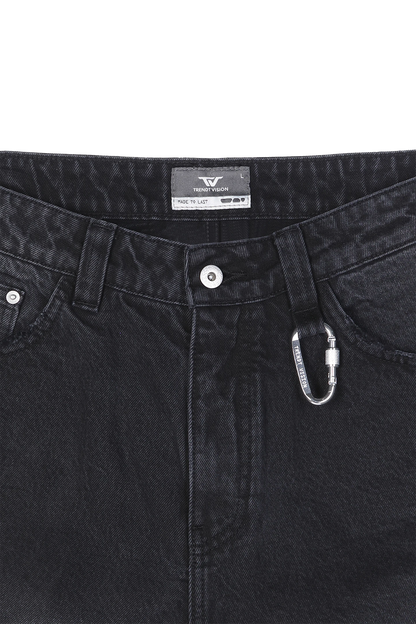 Washed Jorts Black