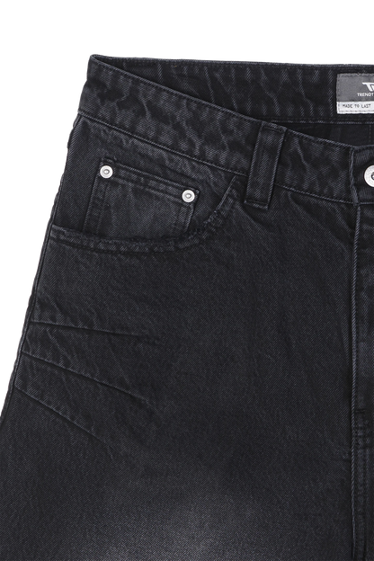 Washed Jorts Black