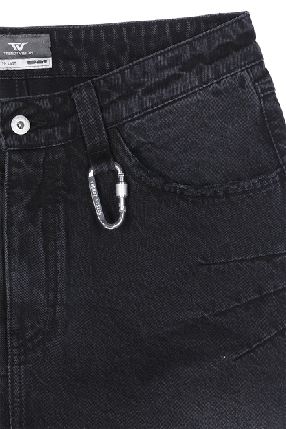 Washed Jorts Black