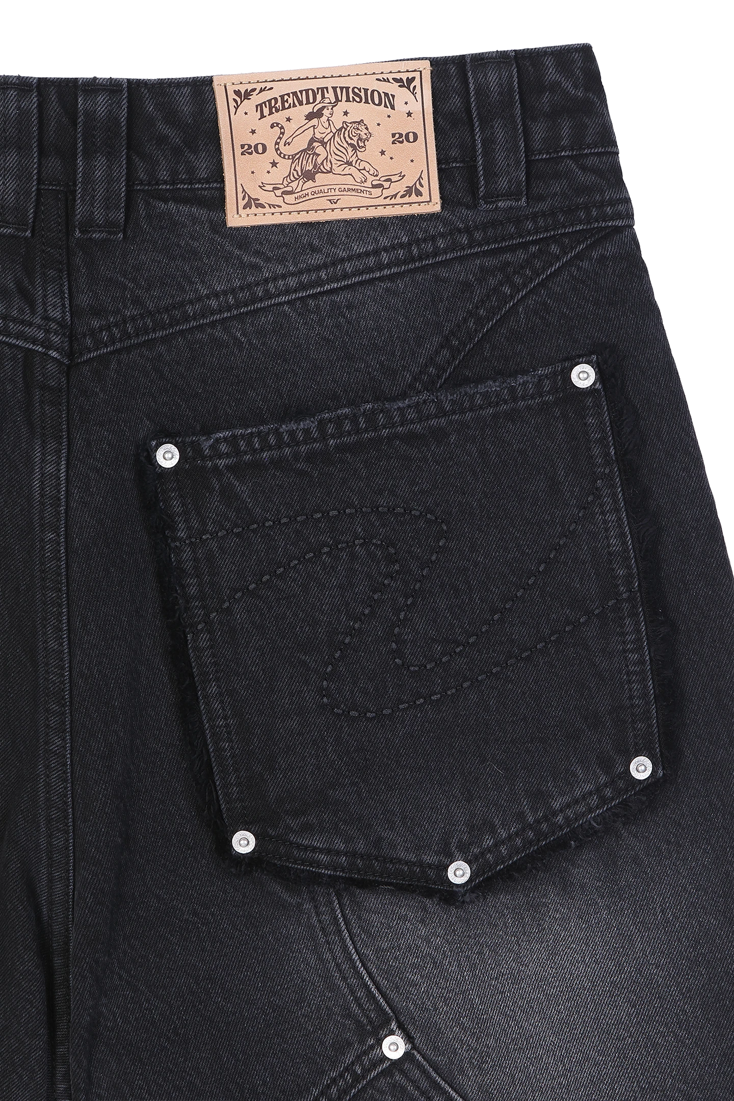 Washed Jorts Black