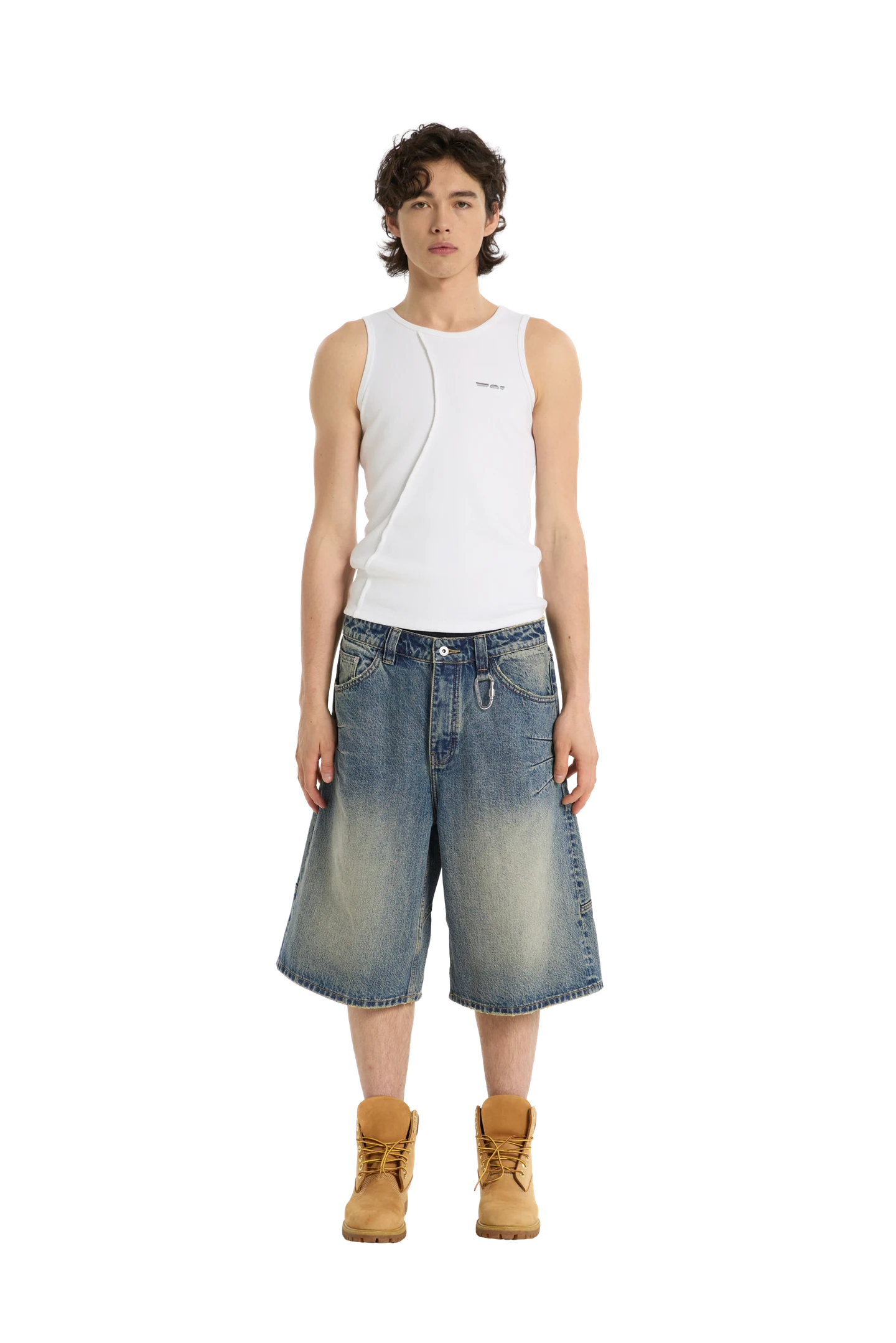 Washed Jorts Yellow Blue – Trendt Vision