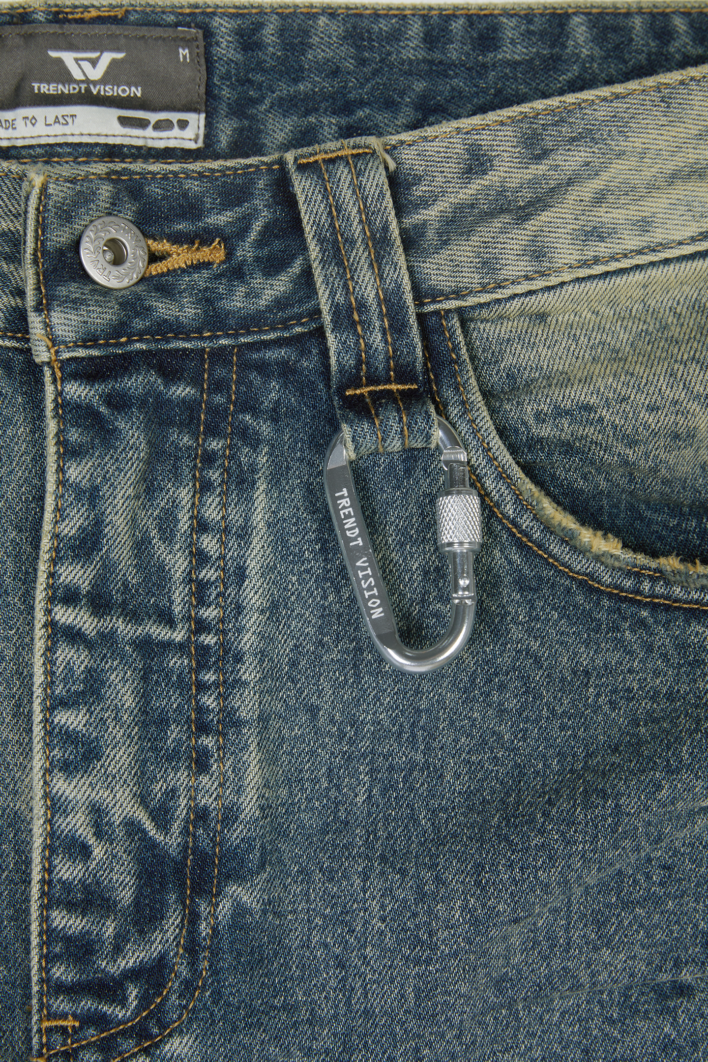 Washed Denim Yellow Blue – Trendt Vision