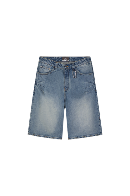 Washed Jorts Blue