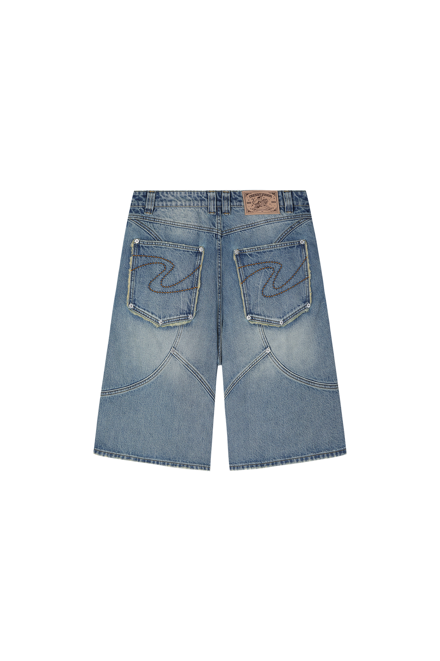 Washed Jorts Blue – Trendt Vision