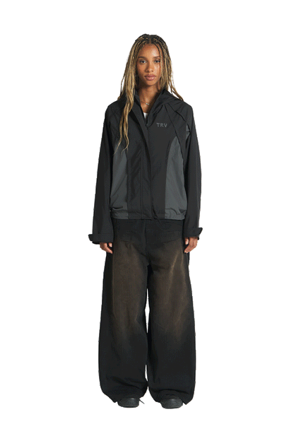 Water Reactive Reptile Jacket Black
