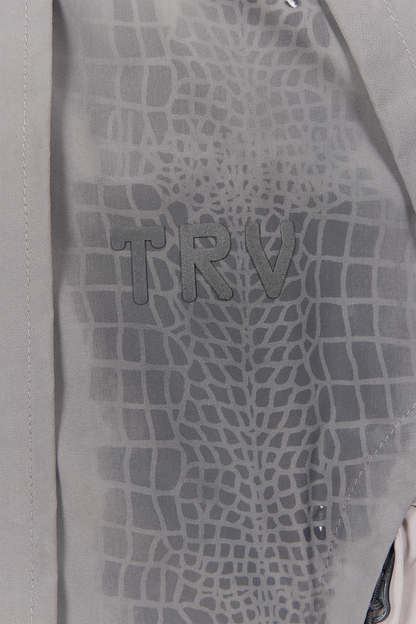 Water Reactive Reptile Jacket Grey